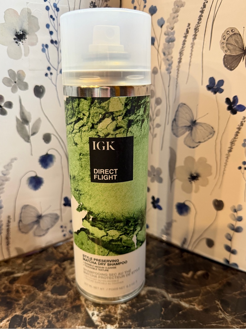 IGK Direct Flight Style Preserving Matcha Dry Shampoo Full Size